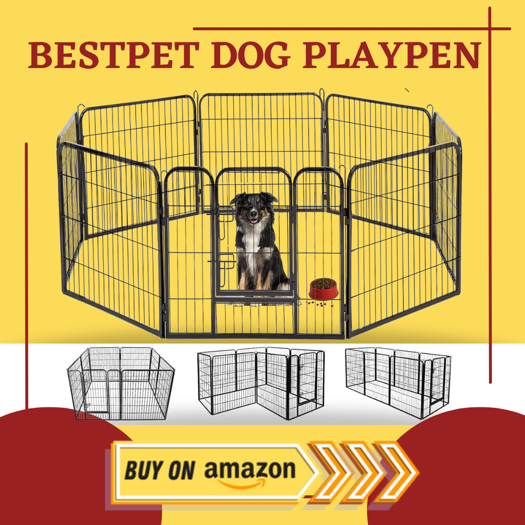 Bestpet dog playpen wire crate review