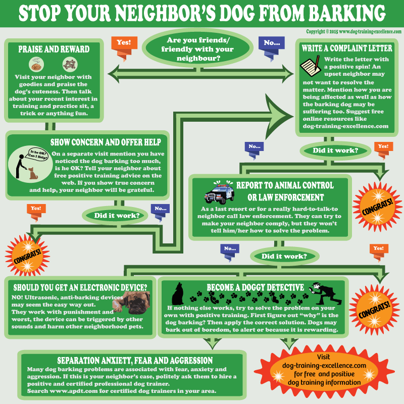 what to do if neighbours dog wont stop barking