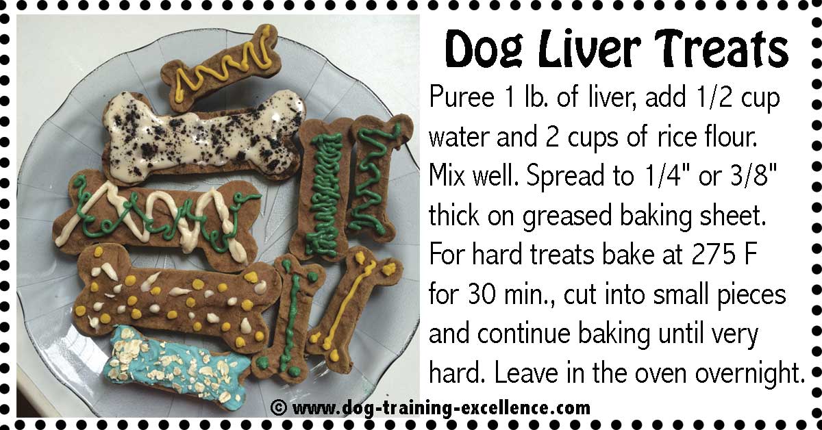 baked liver treats for dogs