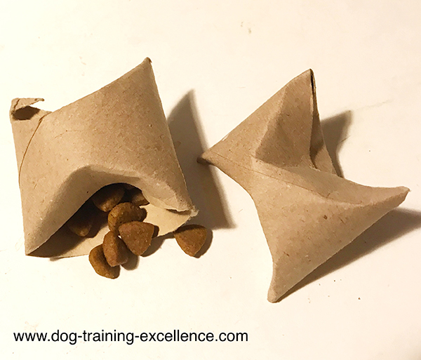 DYI dog toys, home made dog toys, slow feed dog bowls