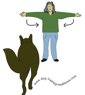 Dog Training Hand Signals Chart